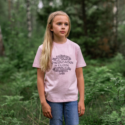Kids T-shirt, Shieldmaiden, Pink