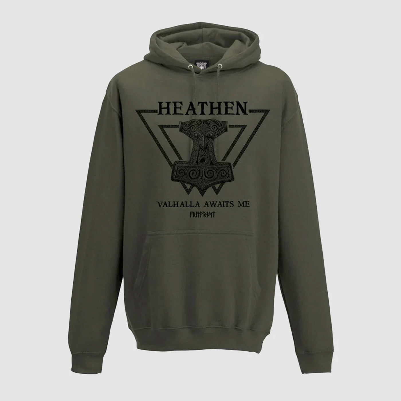 Premium Hoodie, Heathen, Green