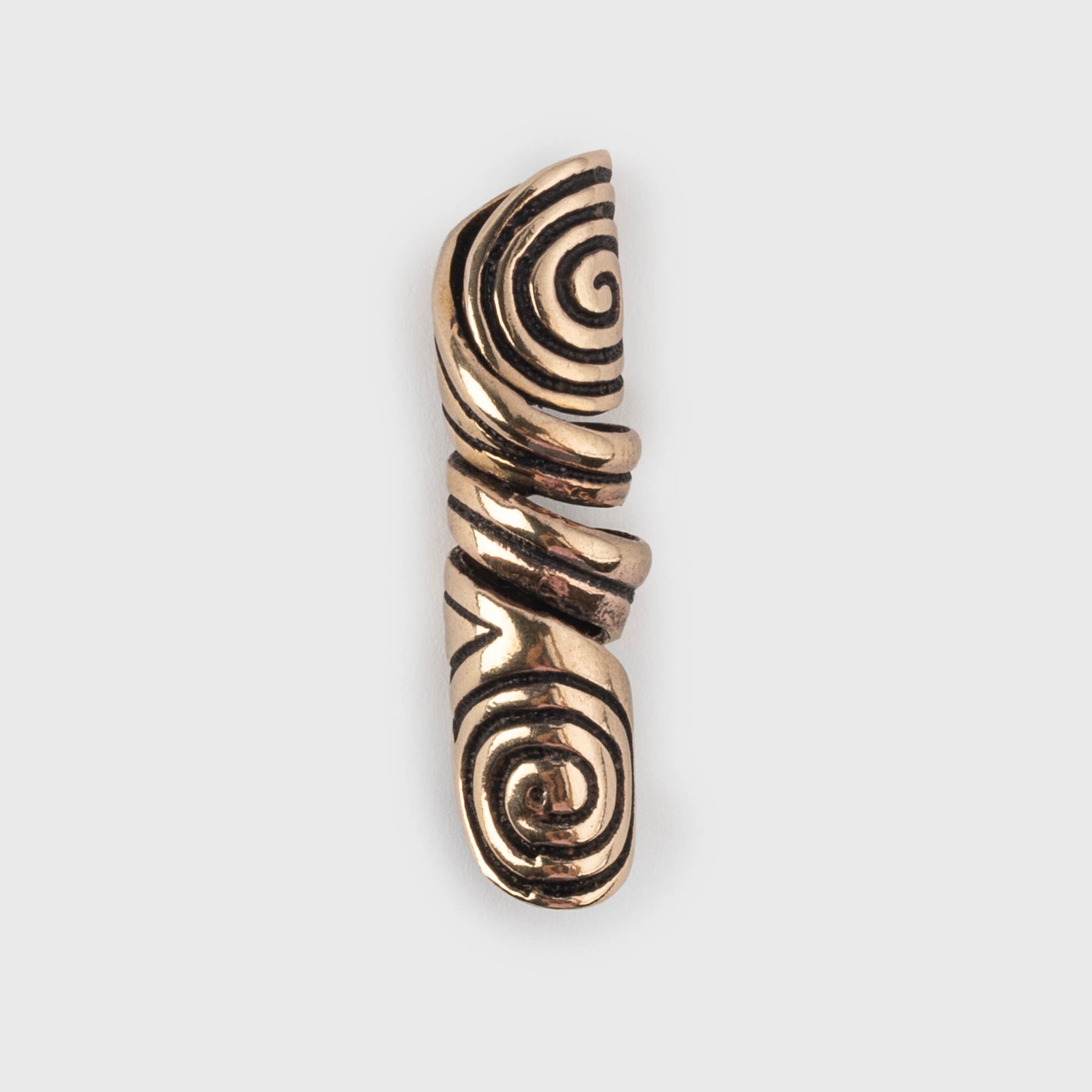 Bronze Reng Sun Spiral Beard Ring, Bronze – Grimfrost Intl