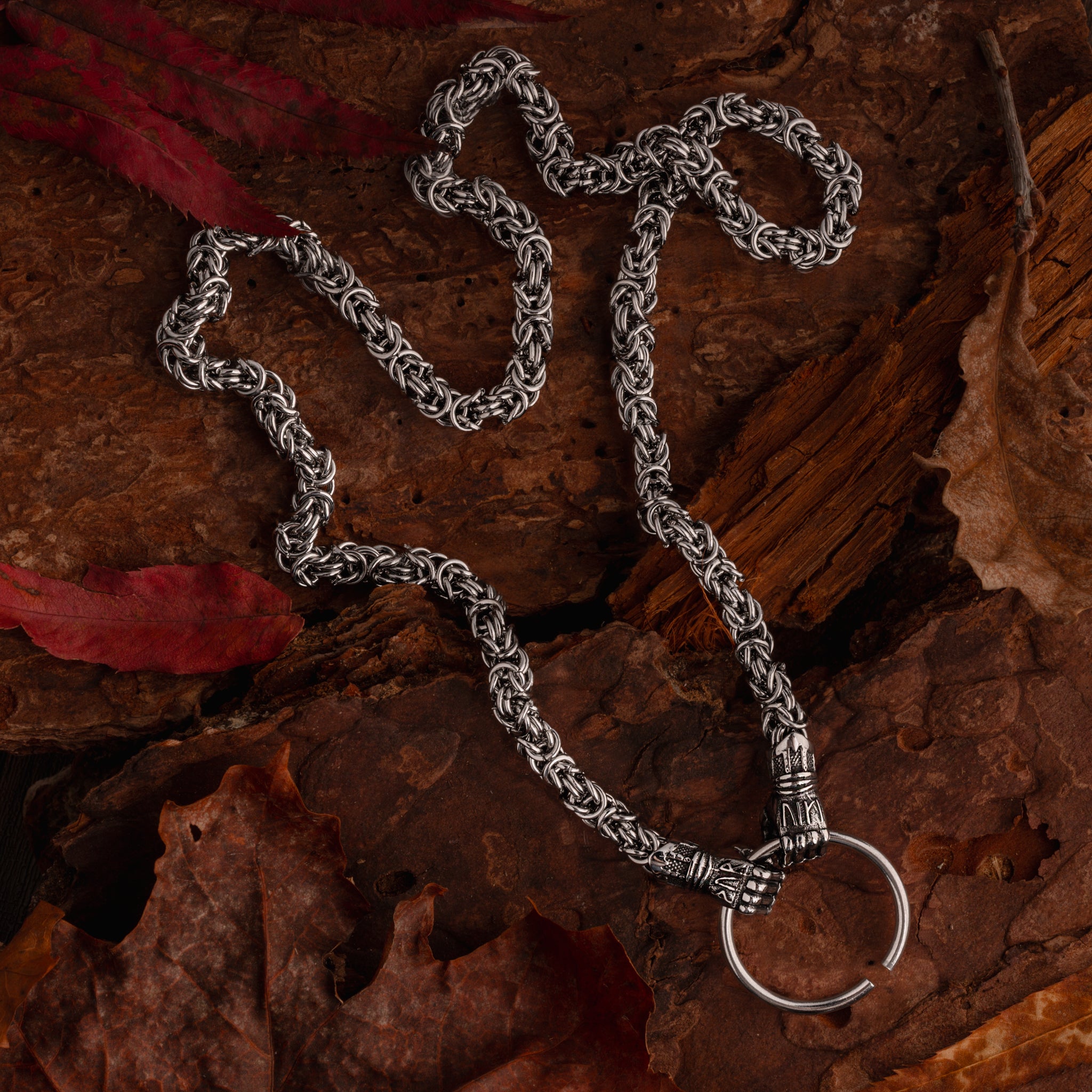 Jarngreipr King Chain, Stainless Steel – Grimfrost Intl