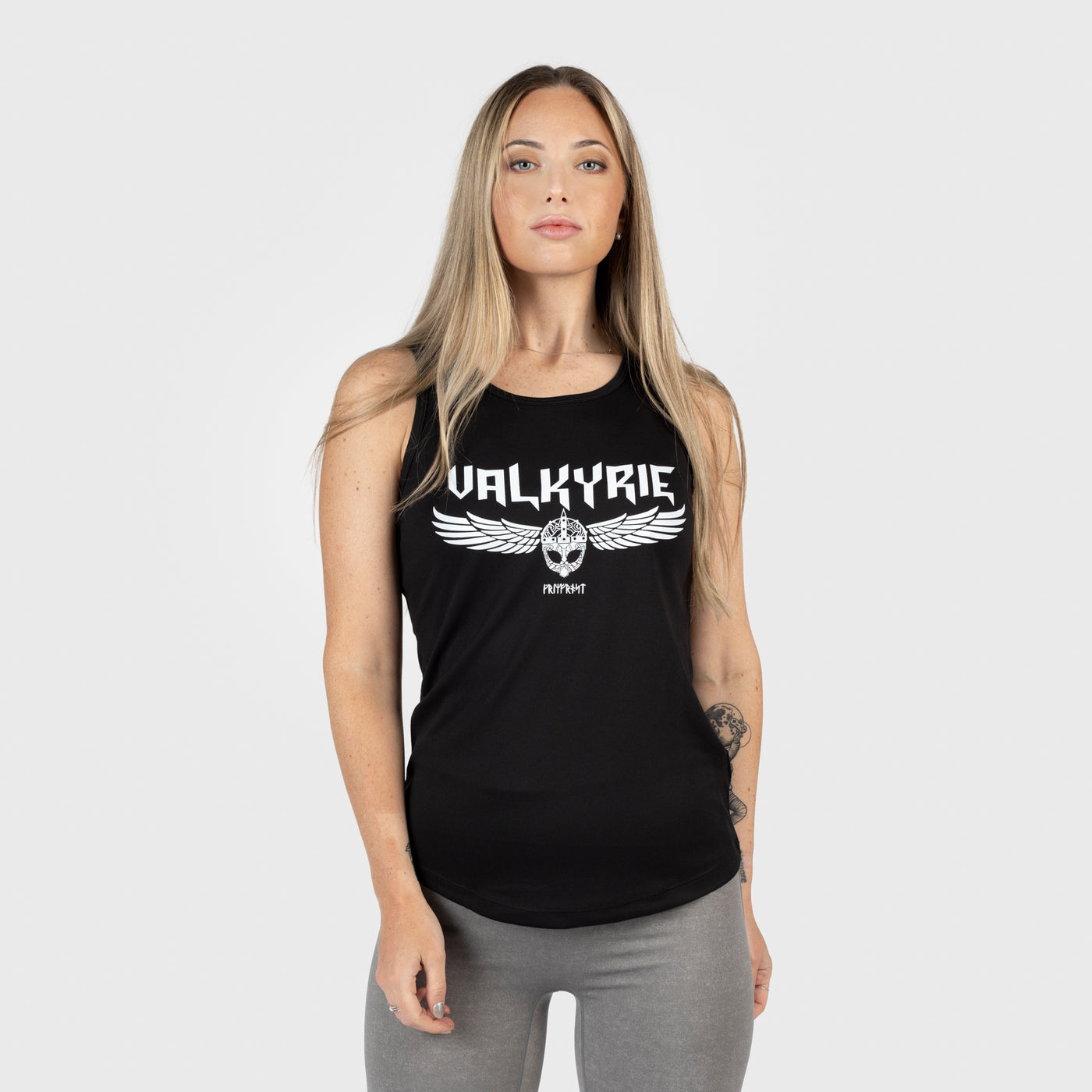 Gym Racerback Vest, Valkyrie, Black