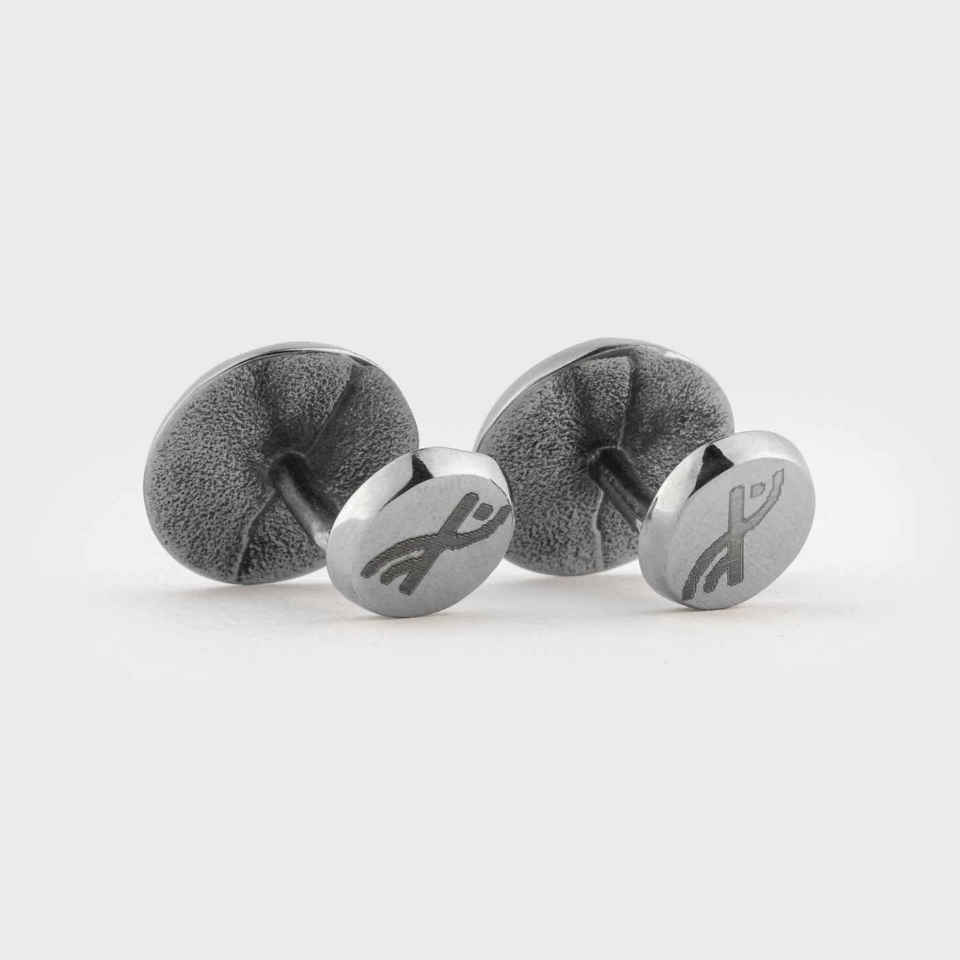 Berserker Cufflinks, Stainless Steel