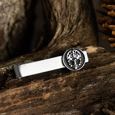 Grimfrost Tie Bar, Stainless Steel