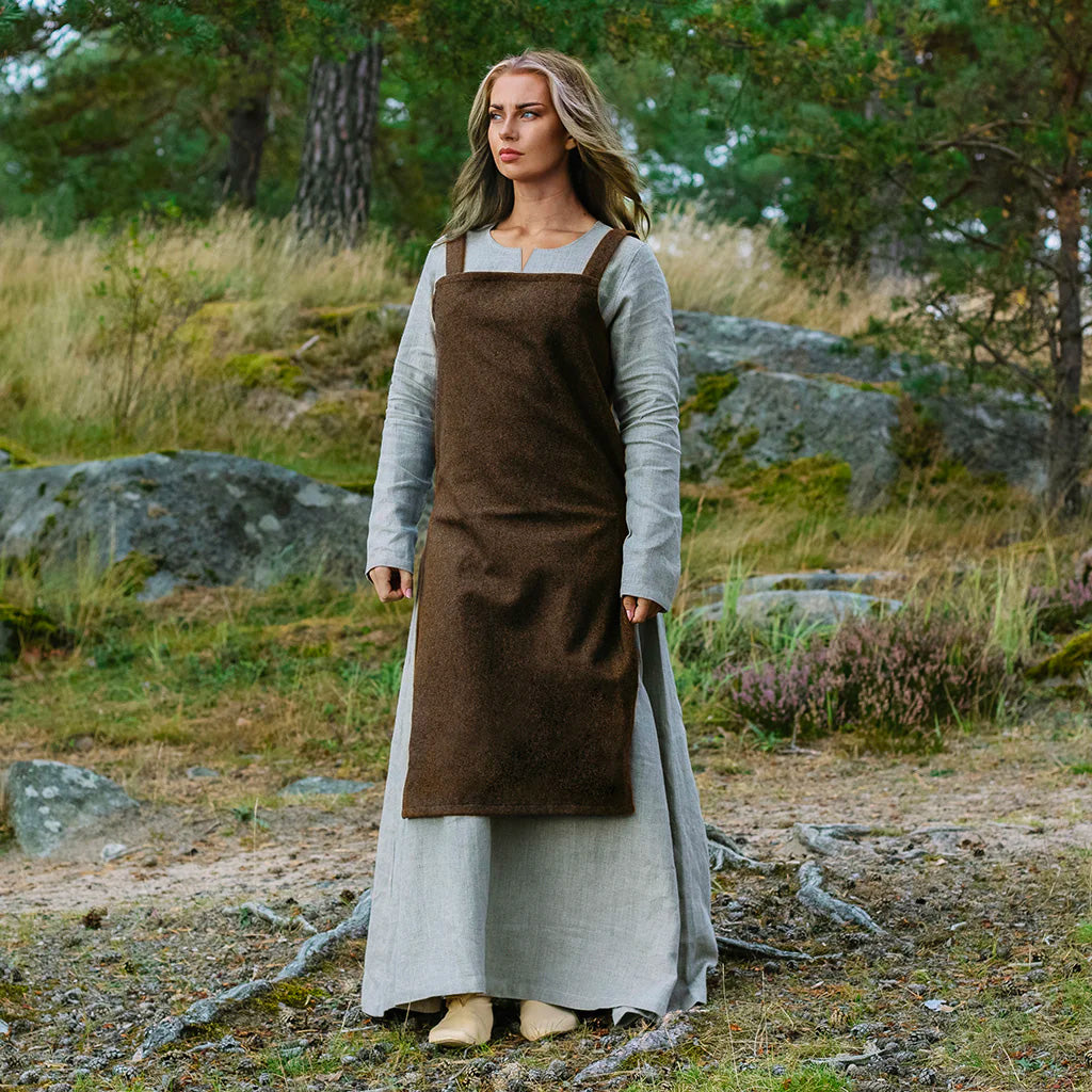 Viking Apron Dress, Brown