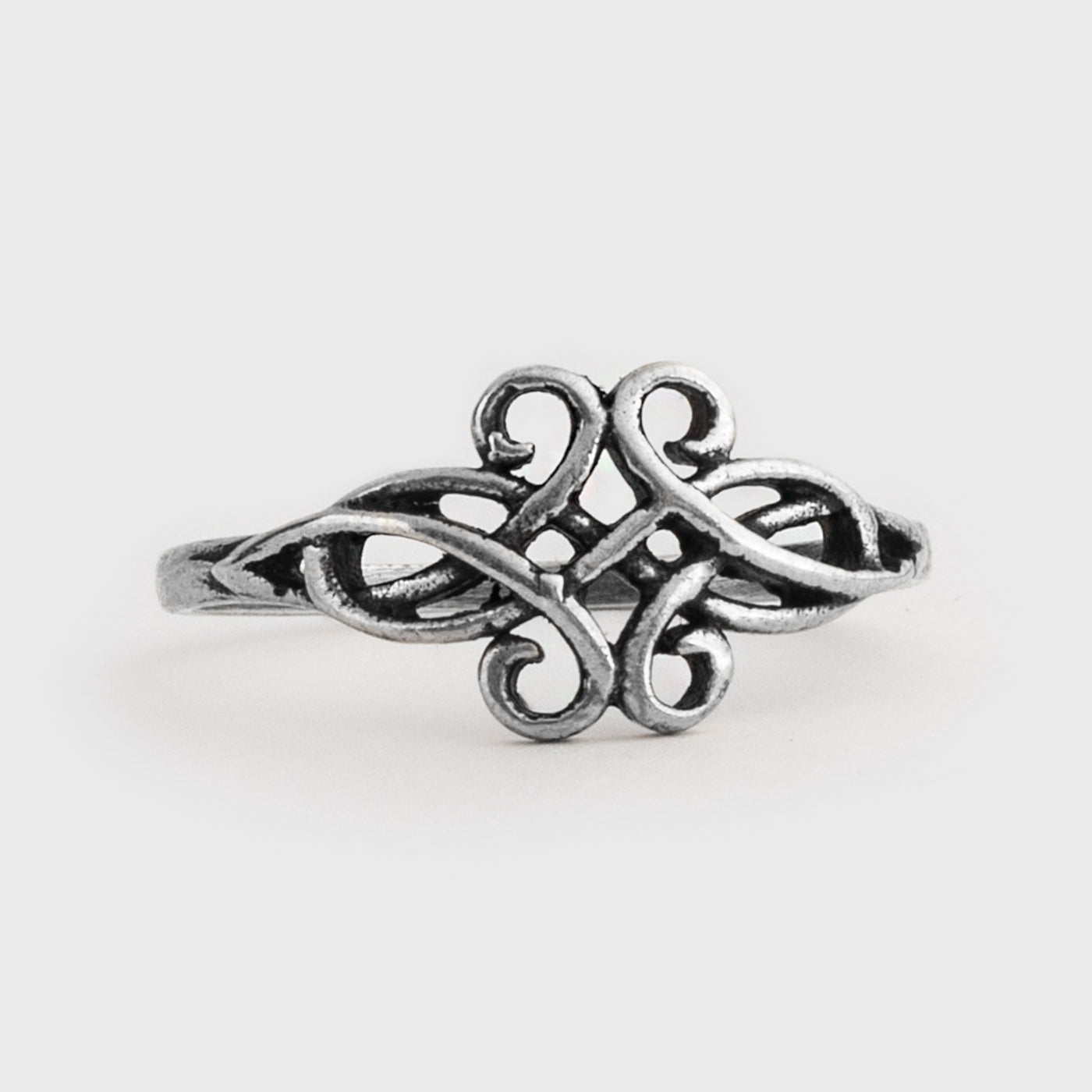 Swirl Ring, Silver