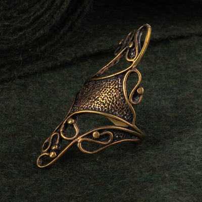 Swirls Ring, Bronze