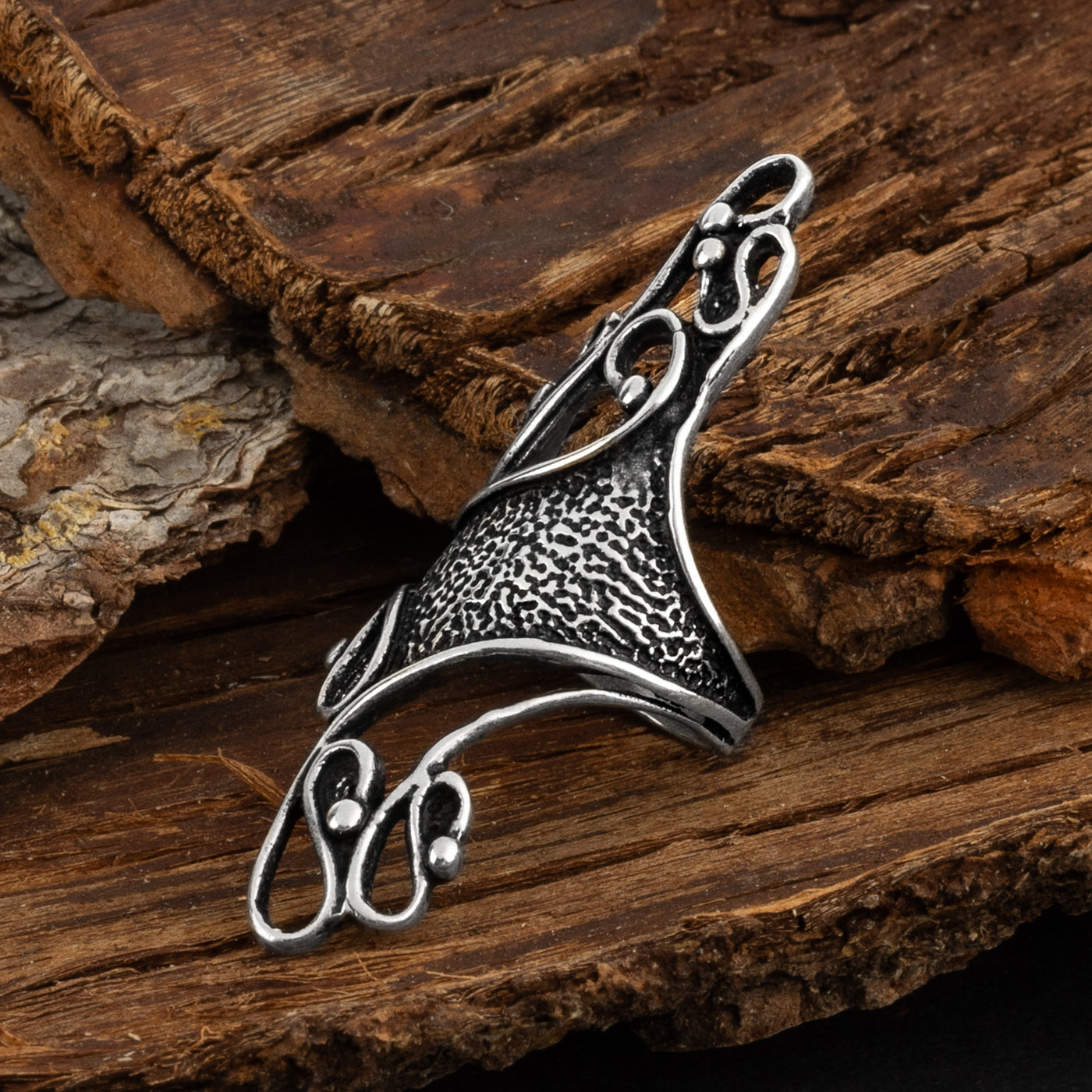 Swirls Ring, Sterling Silver
