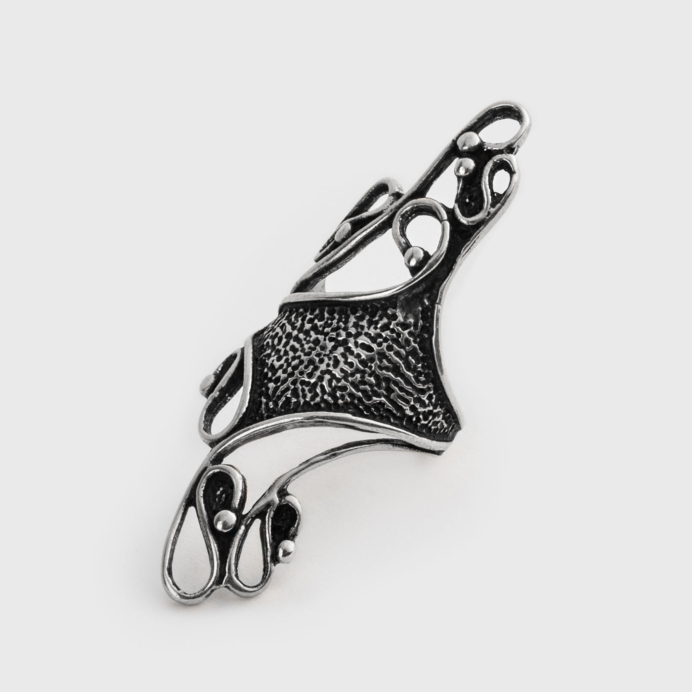 Swirls Ring, Sterling Silver