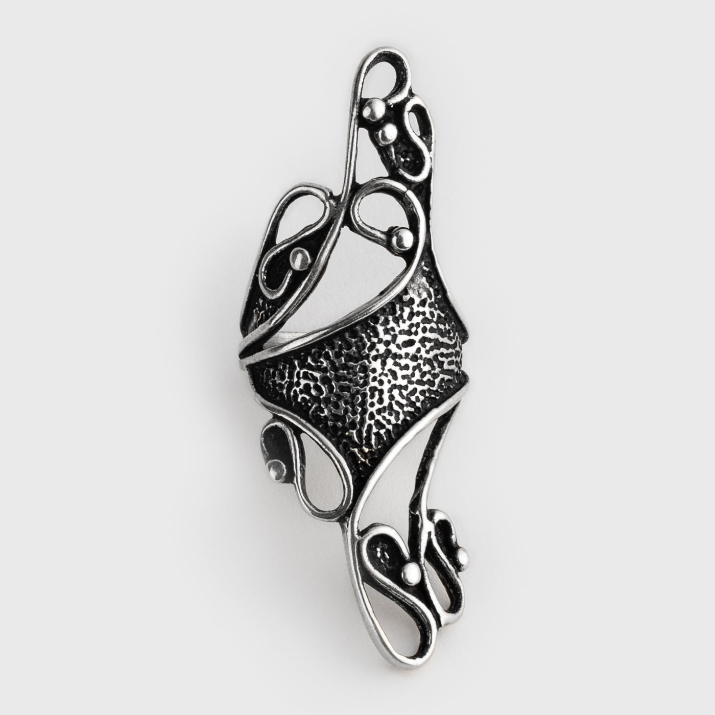 Swirls Ring, Sterling Silver