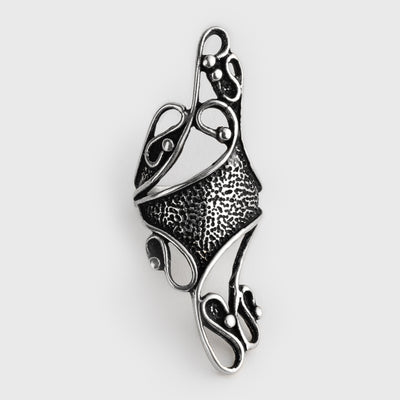 Swirls Ring, Sterling Silver