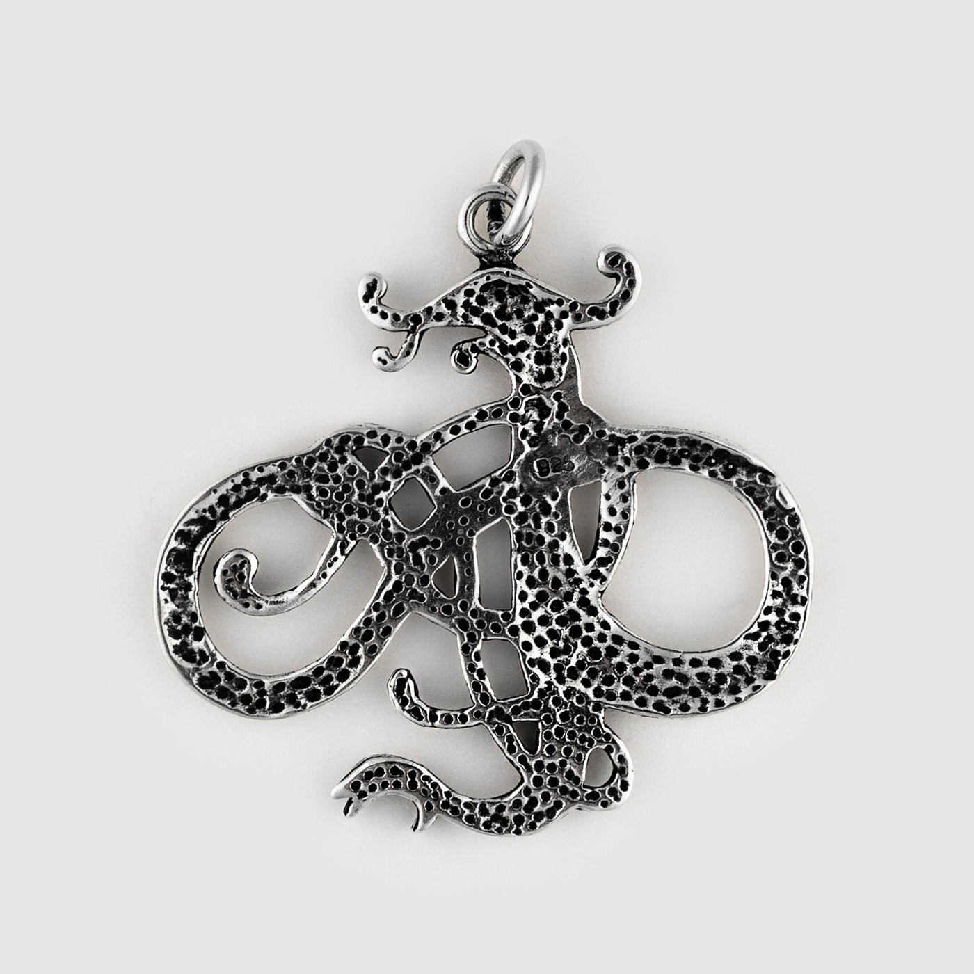 Lindworm Pendant, Silver