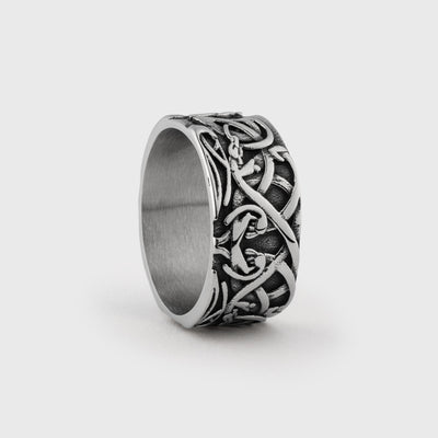 Knotwork Ring, Stainless Steel