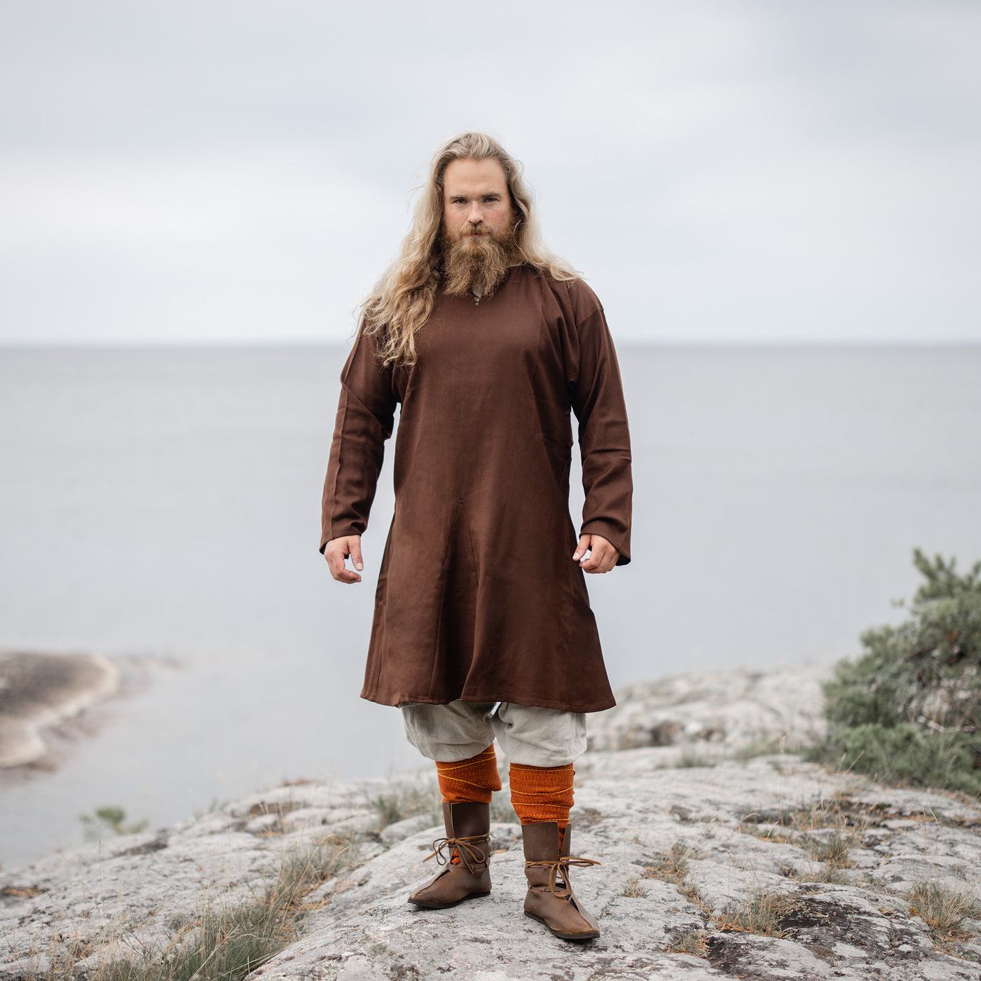 Viking Wool Kyrtill, Brown