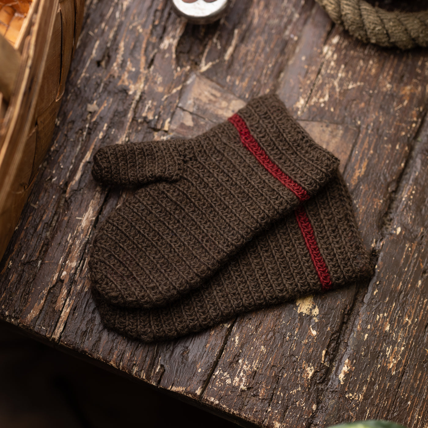 Naalbinding Woolen Mittens