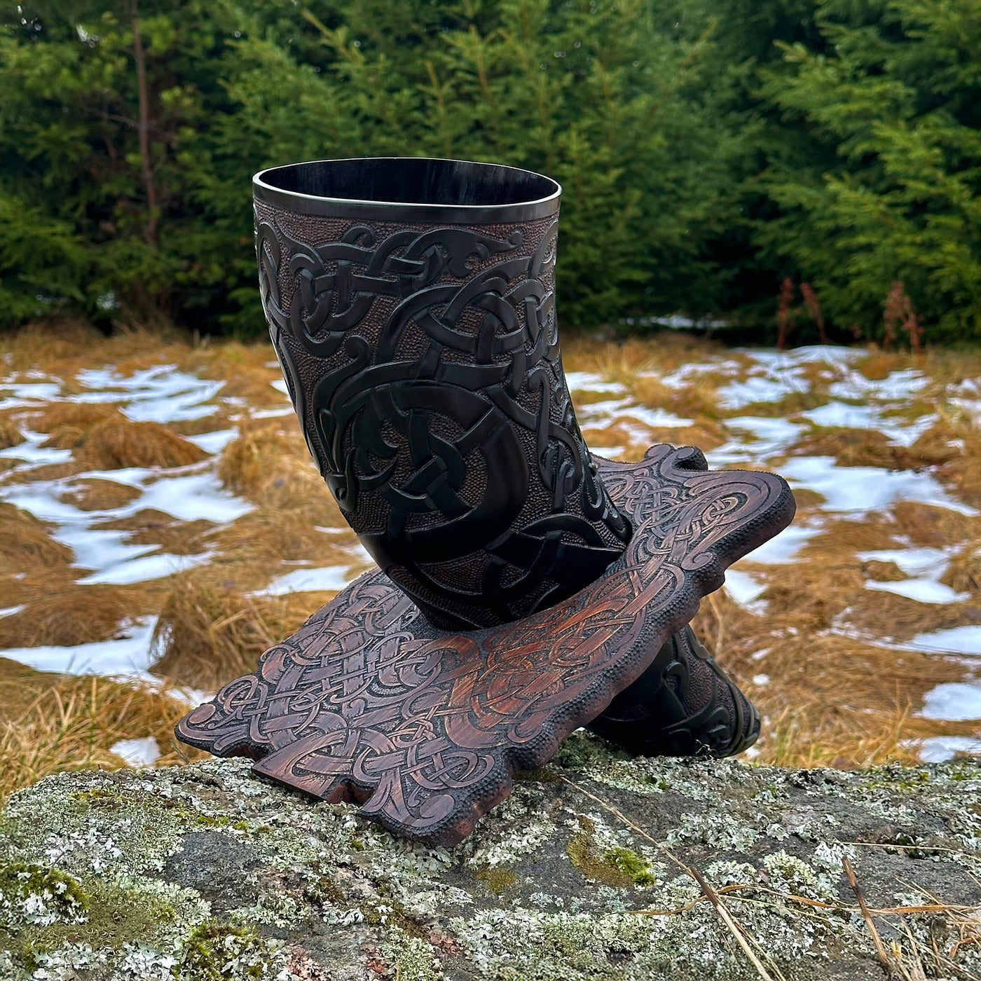Premium Drinking Horn, Ringerike
