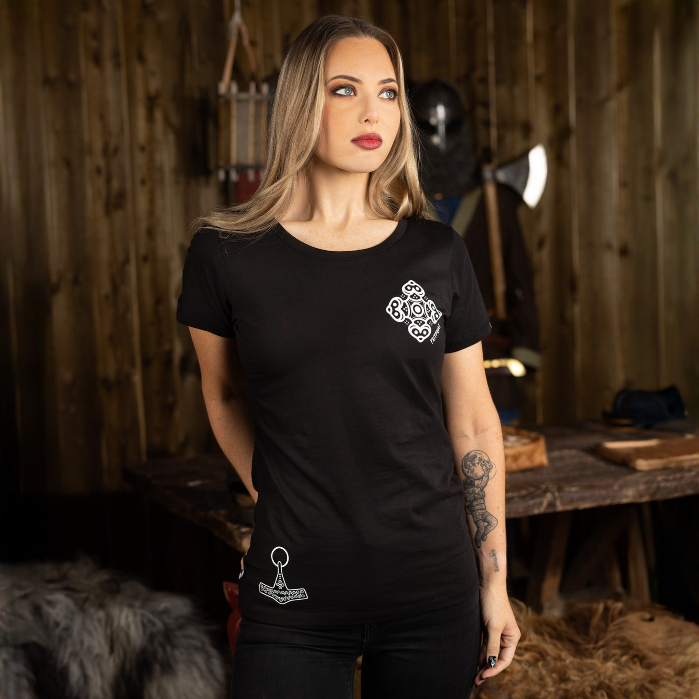 Women's Premium Tee, Volund, Black