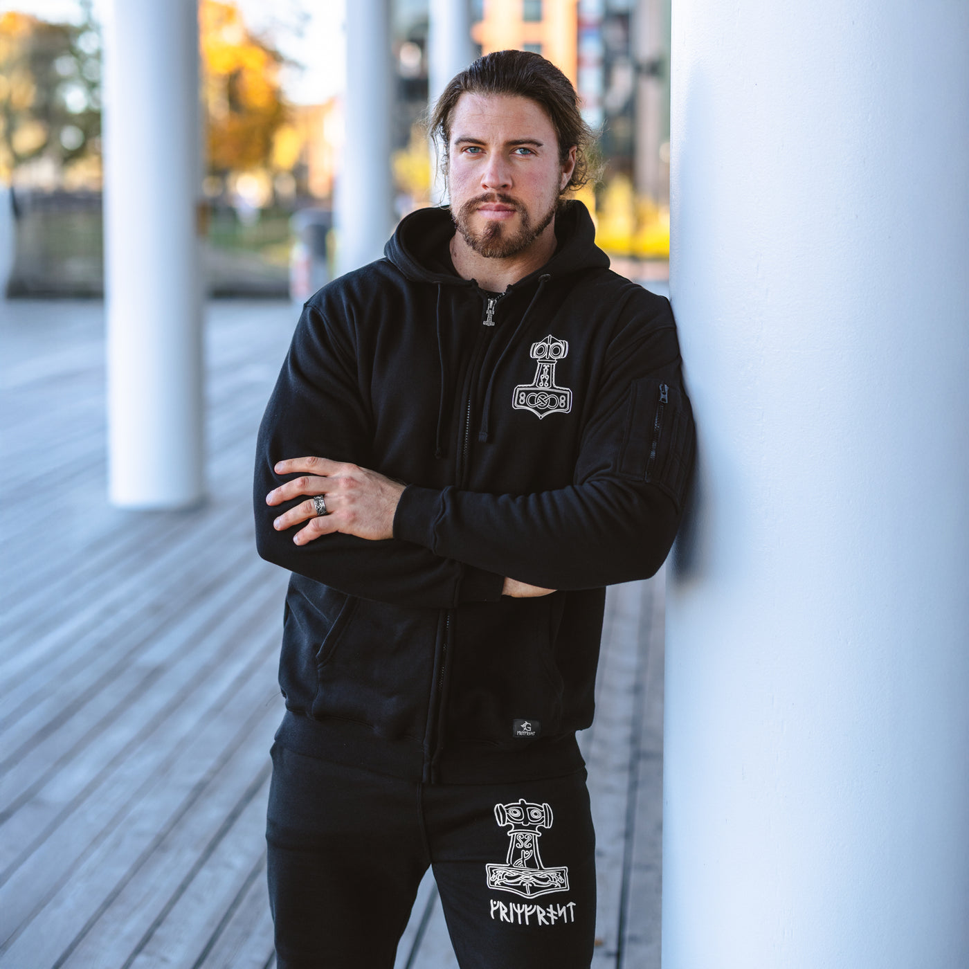 Premium Zoodie, Mjolnir, Black