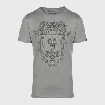 Premium Tee, Mjolnir, Grey