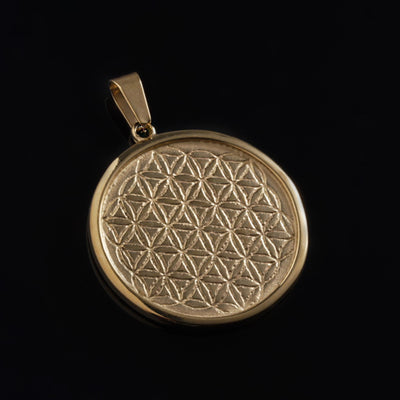 Valknut Pendant, Gold Plated