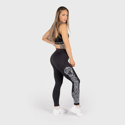 Dragon Leggings, Black