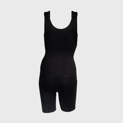 Mid Thigh Bodysuit, Black