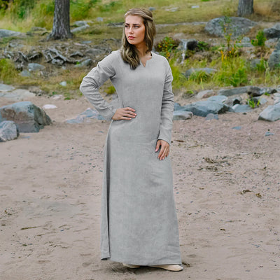 DIY Viking Linen Dress