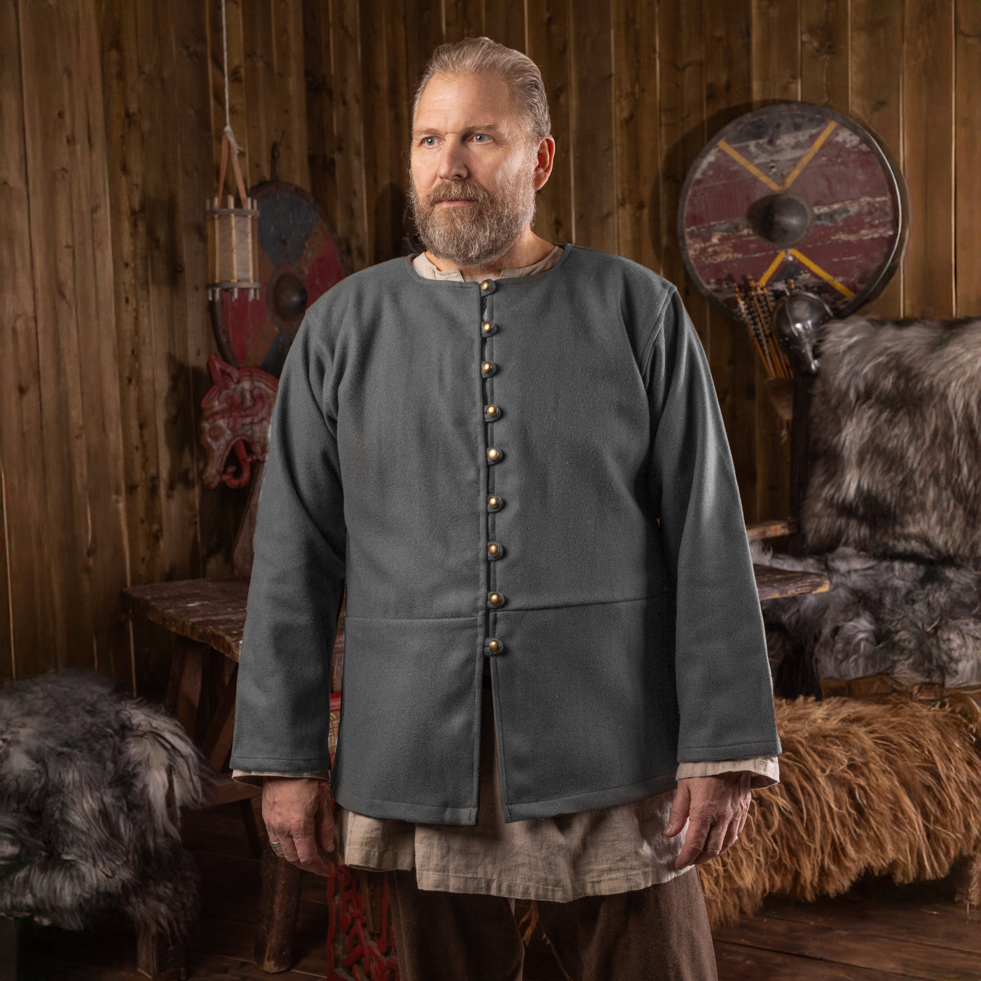 Viking Loden Jacket, Grey