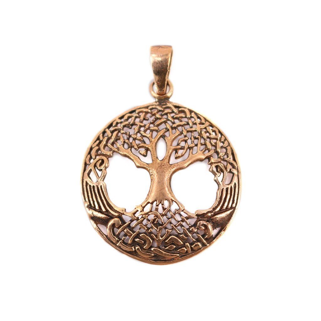 Pendants - Yggdrasil Amulet, Bronze - Grimfrost.com