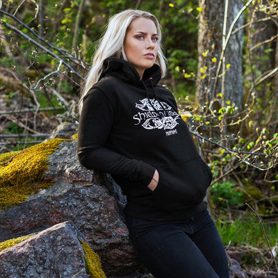 Women's Premium Hoodie, Shieldmaiden, Black