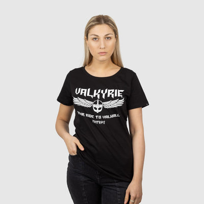 Women's Premium Tee, Valkyrie, Black