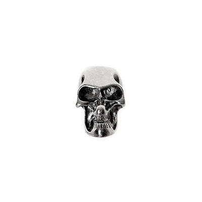 Beard Rings - Beard Bead, Dark Metal Skull - Grimfrost.com