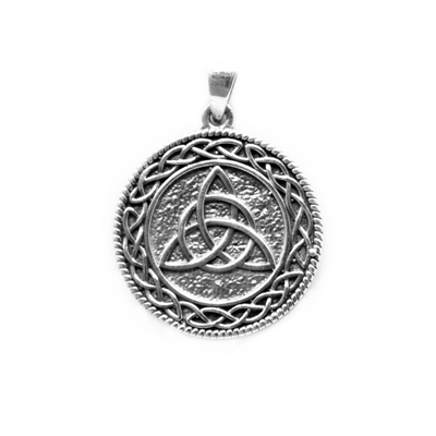 Pendants - Triquetra Pendant, Silver - Grimfrost.com