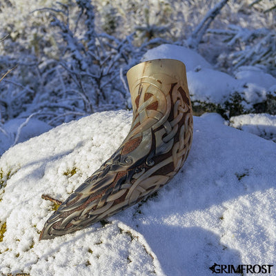 Premium Items - Premium Drinking Horn, Drekar - Grimfrost.com