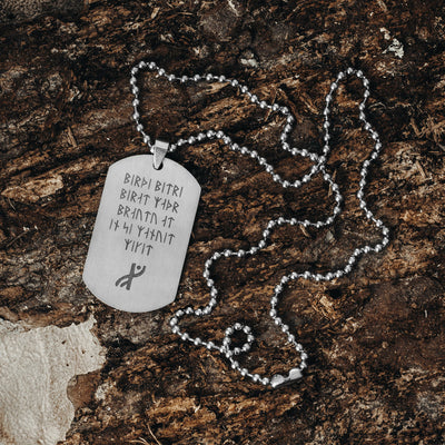 Dog Tags - Havamal Dog Tag, Stanza 10 - Grimfrost.com