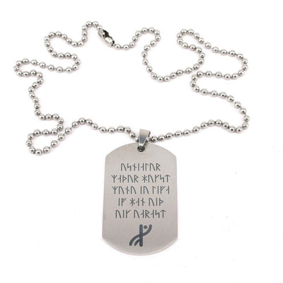 Dog Tags - Havamal Dog Tag, Stanza 16 - Grimfrost.com