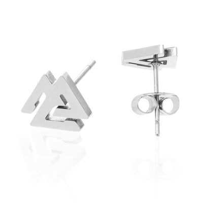 Stud Earring, Valknut