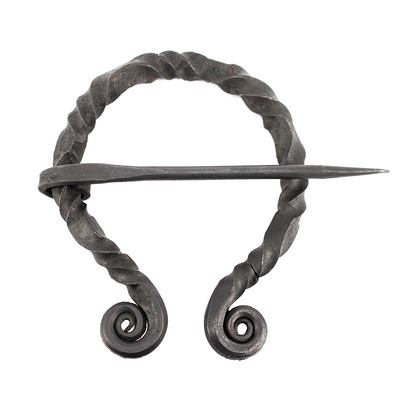 Fibulas - Iron Fibula, Oval 80mm - Grimfrost.com