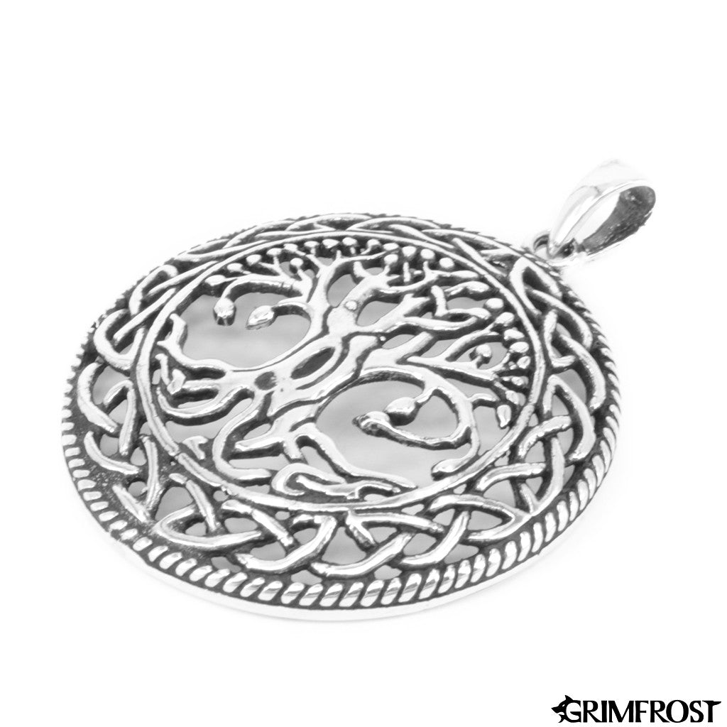 Pendants - Yggdrasil Amulet, Silver - Grimfrost.com