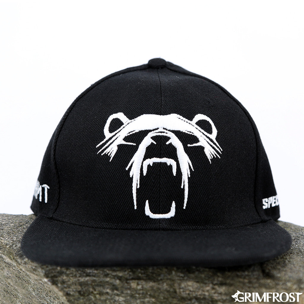 Caps - Berserker Snapback Cap, Black - Grimfrost.com