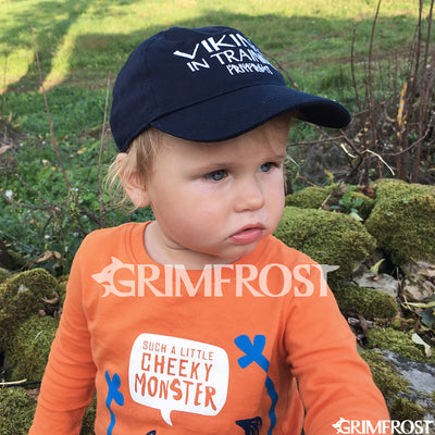 Caps - Kid's Cap, Viking, Navy Blue - Grimfrost.com