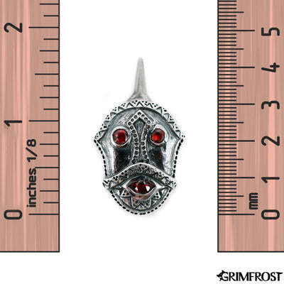 Pendants - Loki Amulet, Bitterstad, Silver - Grimfrost.com