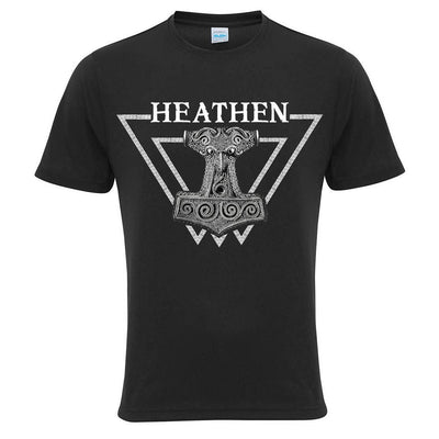 Shortsleeves - Short-sleeve, Heathen, Black - Grimfrost.com