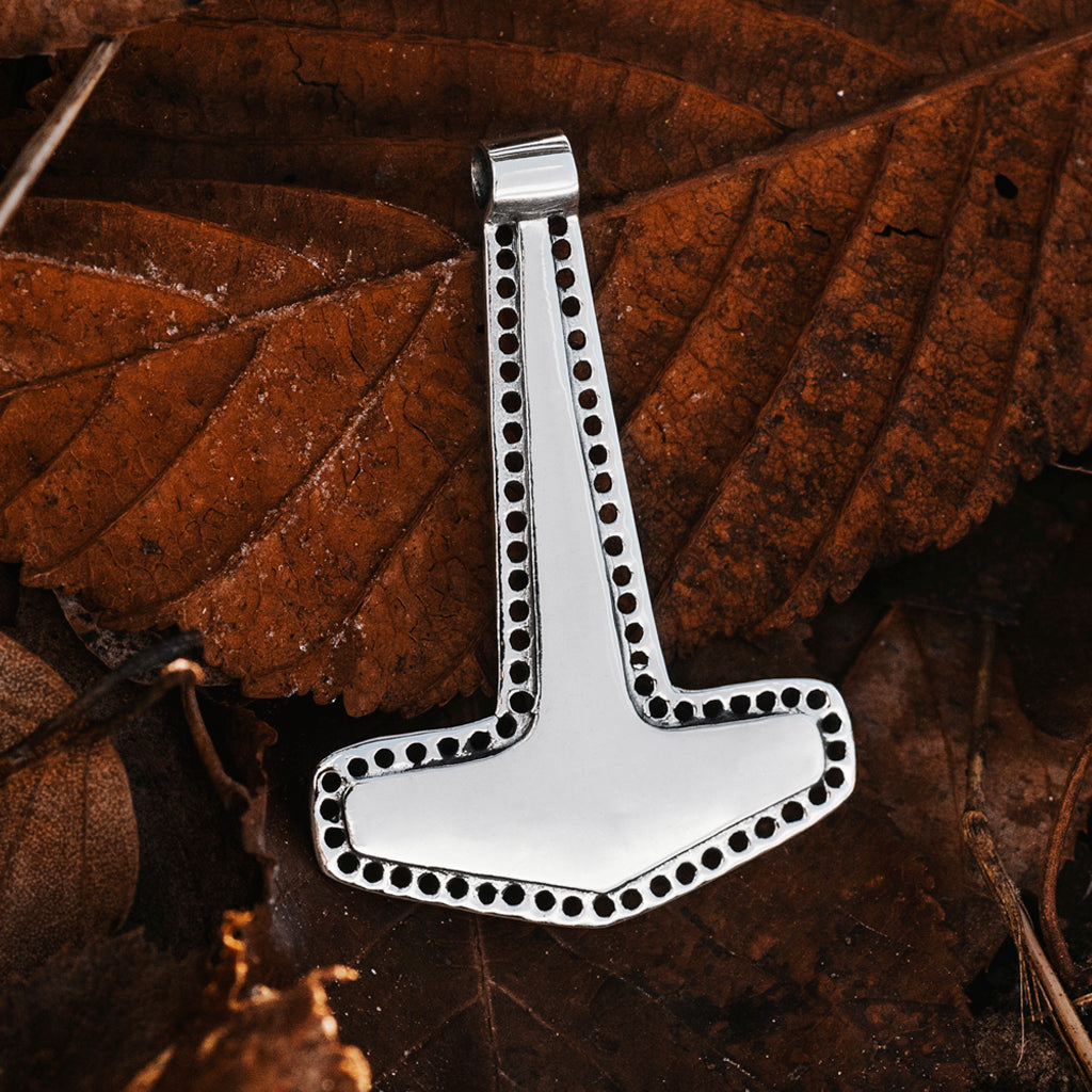 Ruegen Thor's Hammer, Silver – Grimfrost Intl