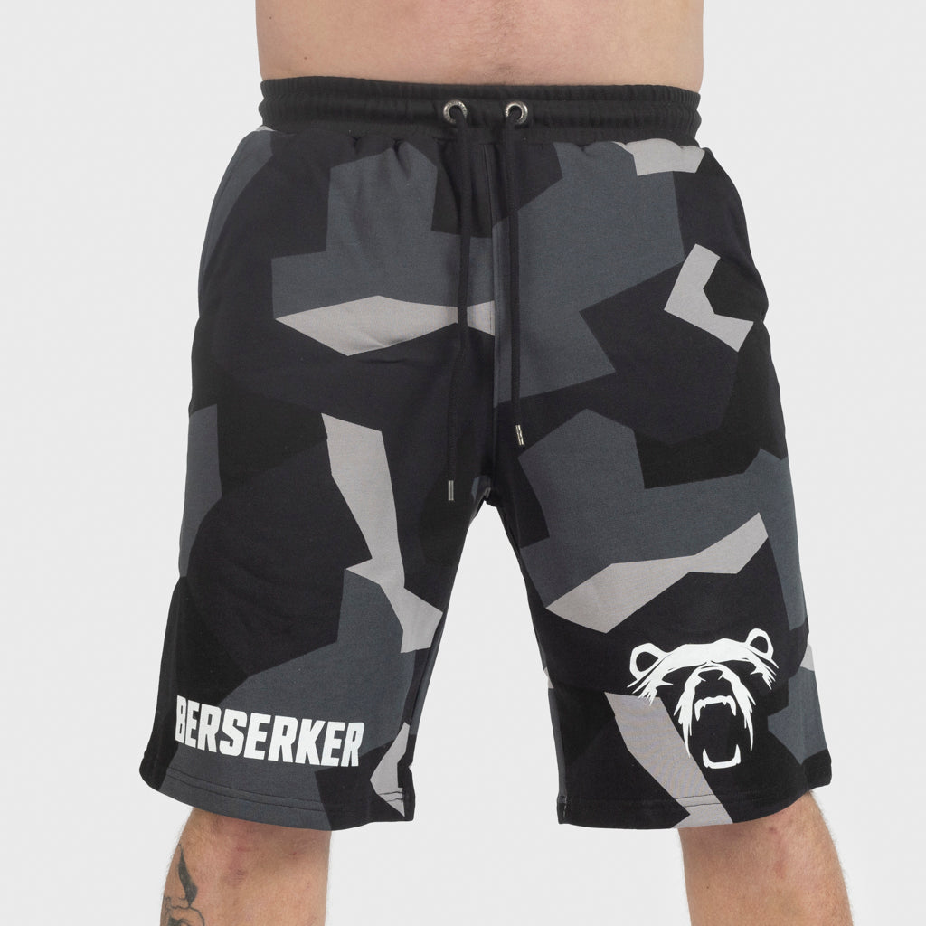 Premium Sweatshorts, Berserker, M90 Grey Camo