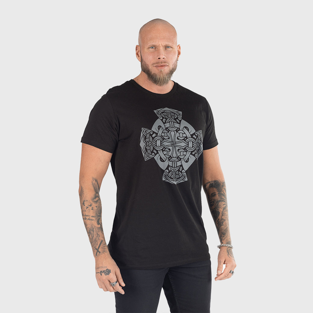 Premium Tee, Mjolnir Wheel, Black