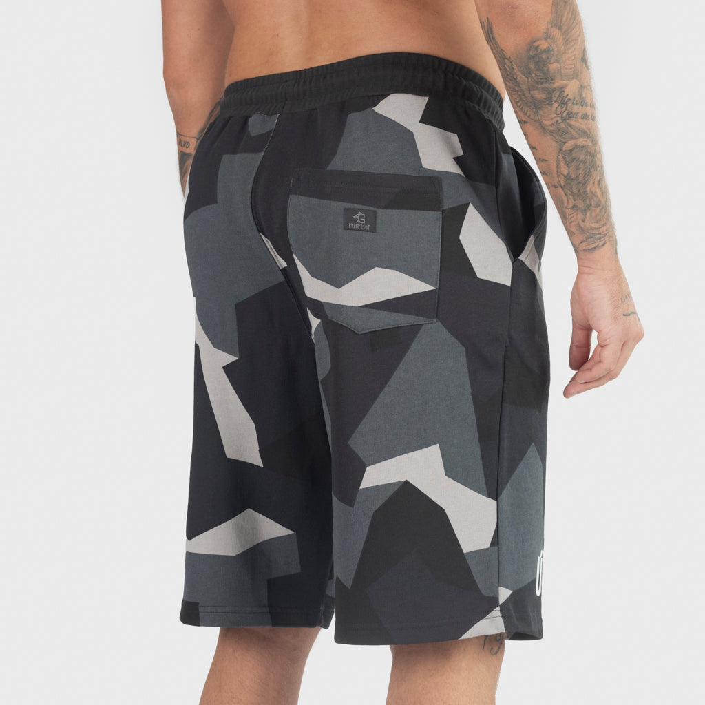 Premium Sweatshorts, Ulfhedinn, M90 Grey Camo