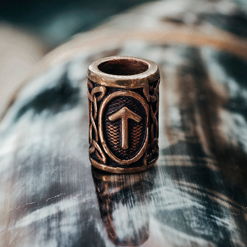 Tyr Beard Ring, Bronze – Grimfrost Intl