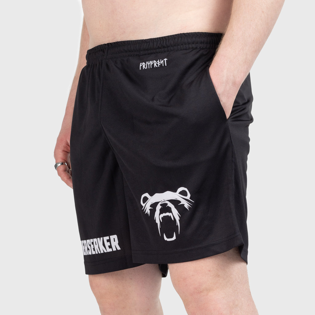 Gym Shorts, Berserker, Black