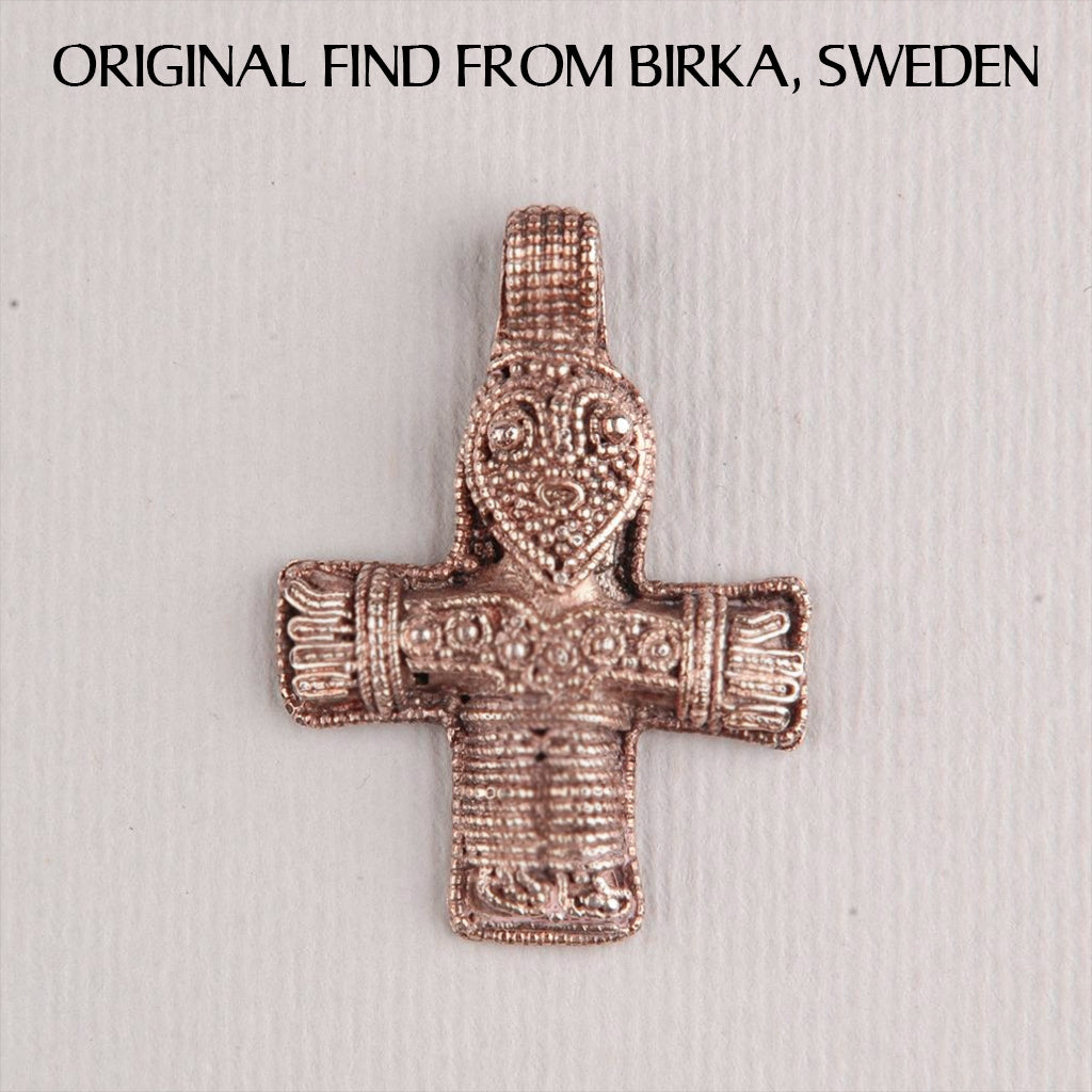 Pendants - Birka Crucifix, Bronze - Grimfrost.com