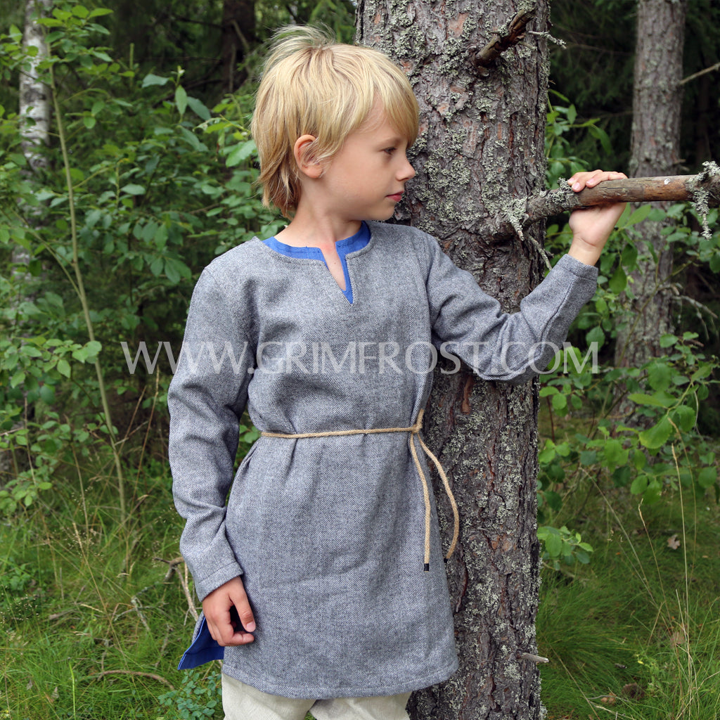 Kids Wool Tunic, Grey